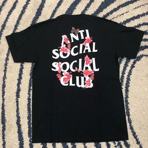 Anti Social Social Club Kkoch Black Shirt